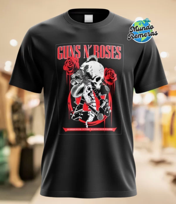 GNR - Rosas y calabera